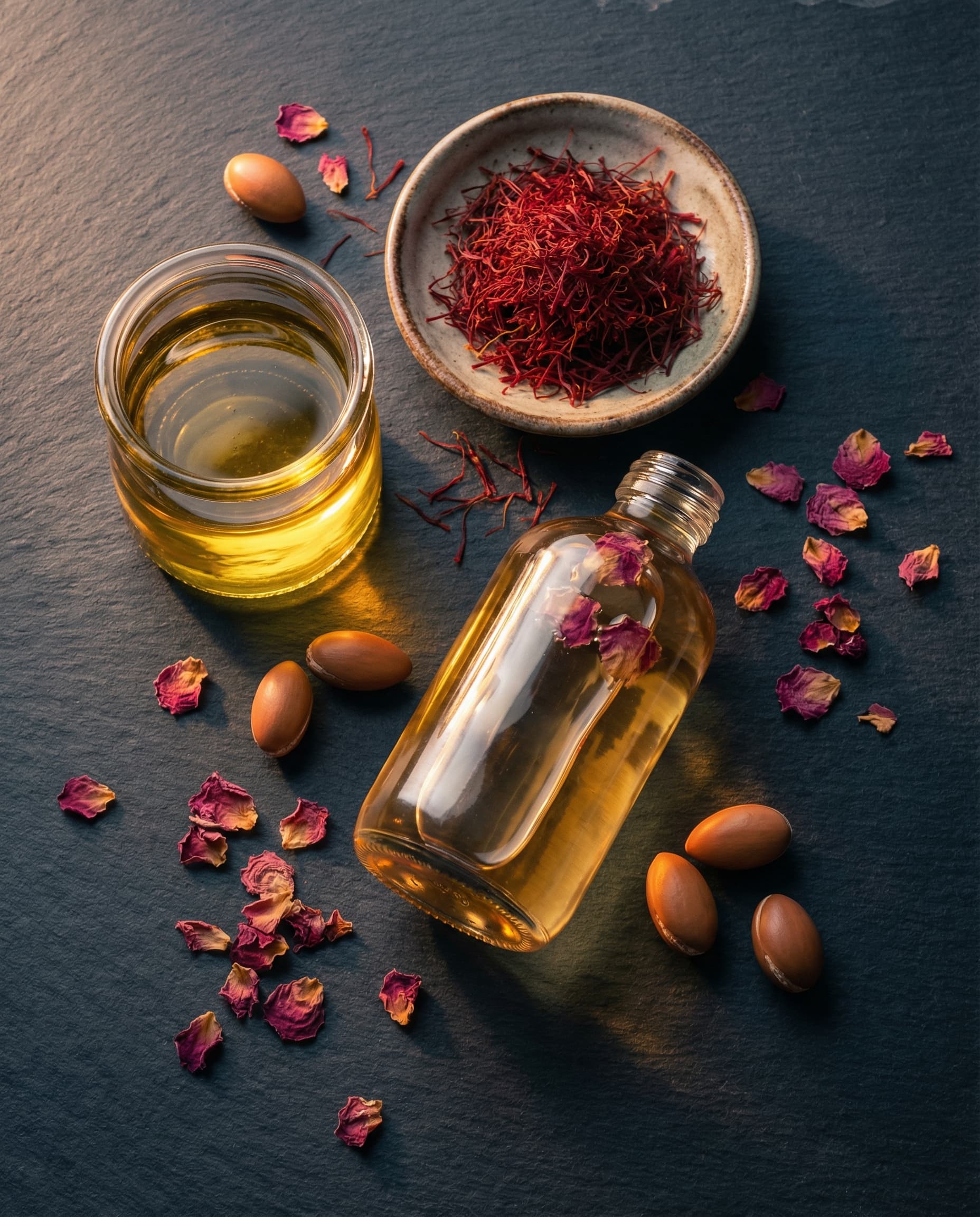 Natural botanical ingredients for luxury skincare