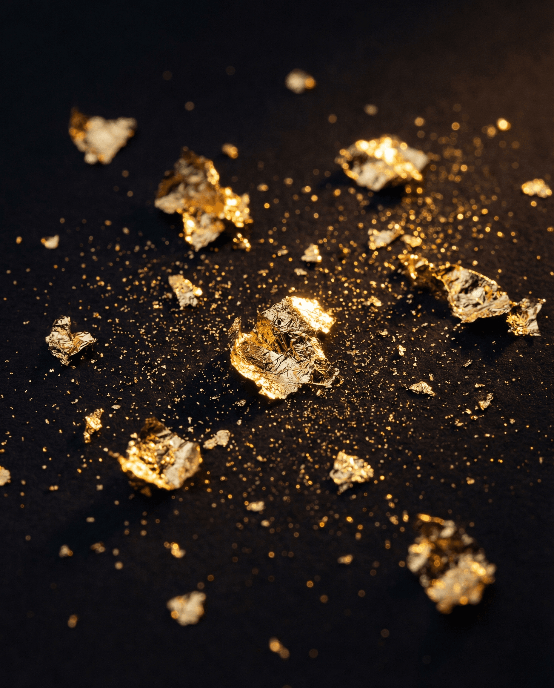 24-karat gold leaf flakes